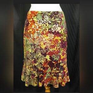 Floral Multicolor Women's Skirt